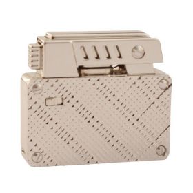 One-click Catapult Double Fire Creative Double-sided Carved Personality Lighter (Option: Oblique Rib-Gift Box)