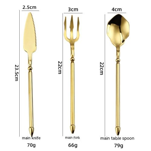 Double-sided Knife Steak Knife, Fork And Spoon Creative Upscale Household Coffee